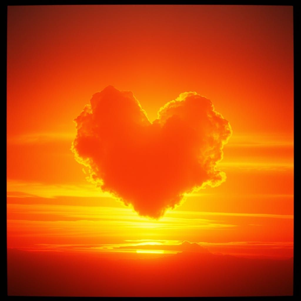 Golden Sunrise Cloudscape in Cinematic Style