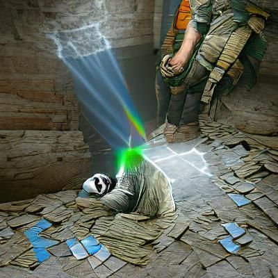 Abstract Concept of Enlightenment