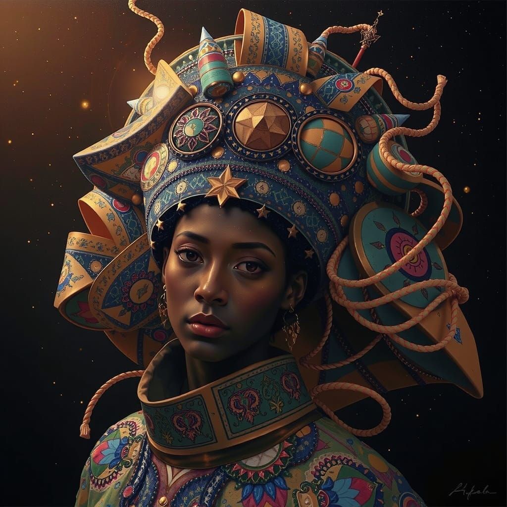 Masterpiece Painting of Beauty and Truth