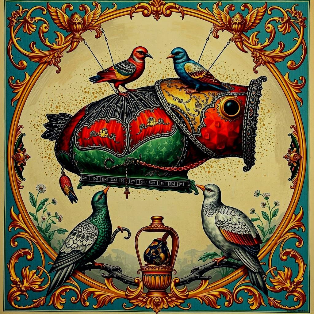 Expressive Sculpture of Reflected Glory in Art Deco Style