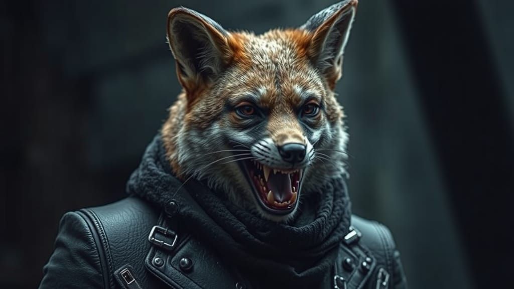 Fuchsbau   Man (from Grim TV program) fox like Wesen still w...