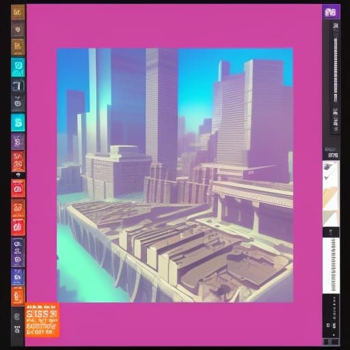 Epic 3D Render of NYC Skyline