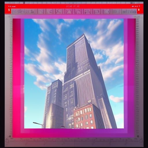 NYC Skyline in Dramatic 3D Rendering