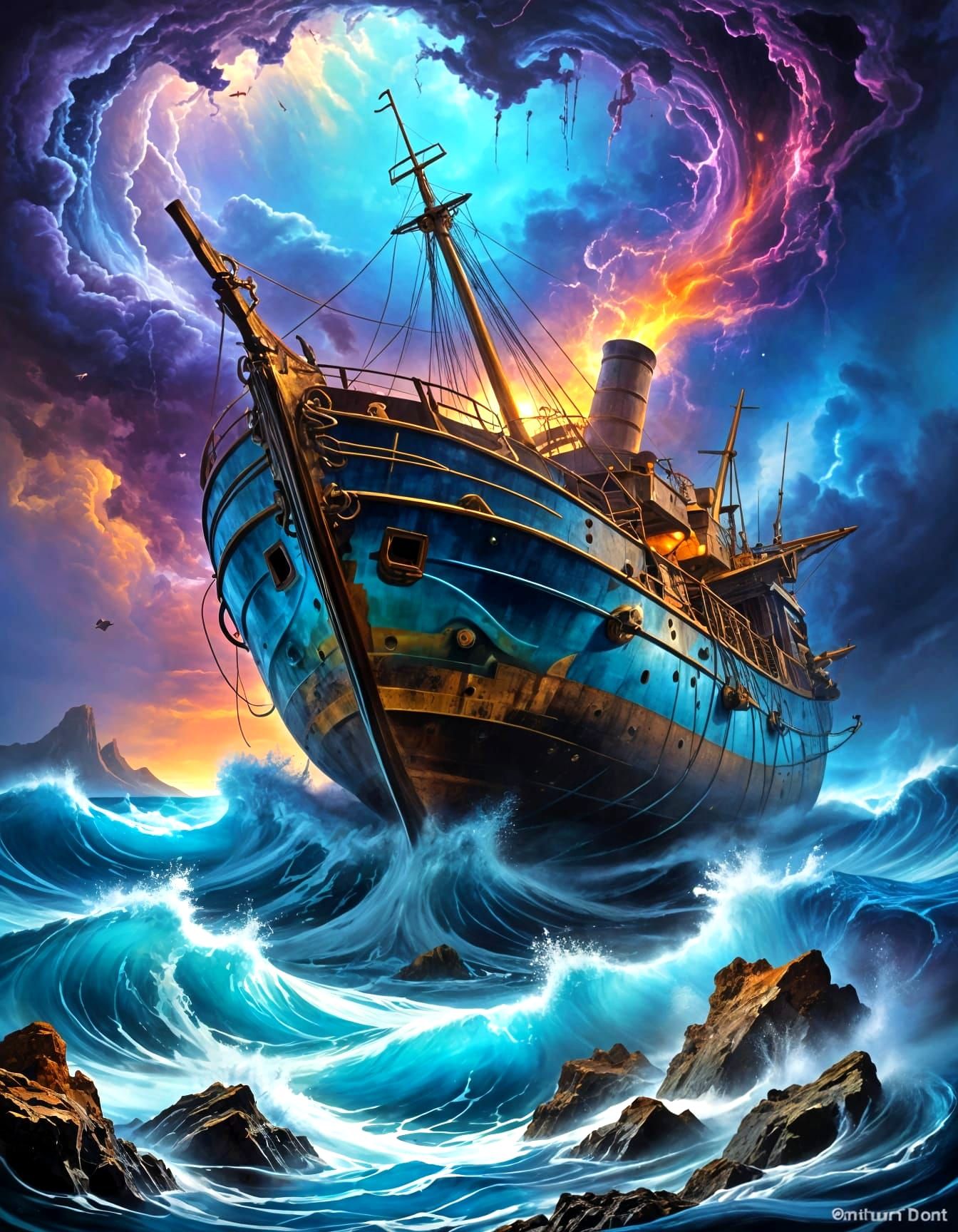 AI Generated Image of a Maelstrom