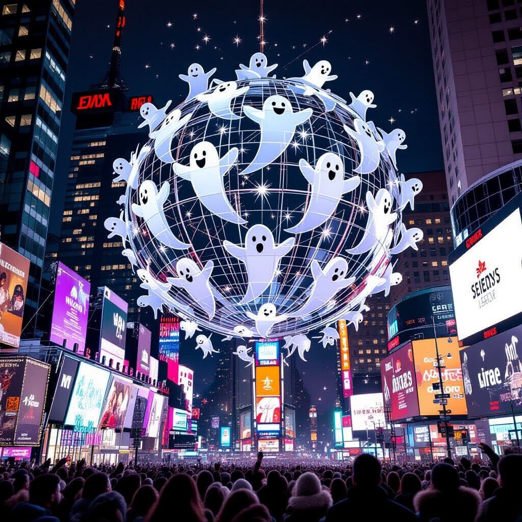 Haunted New Year's Ball, Times Square