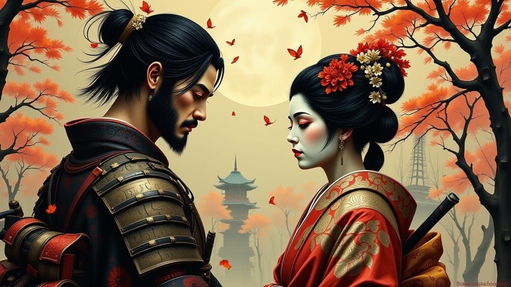 Samurai and Geisha in Ancient Japan