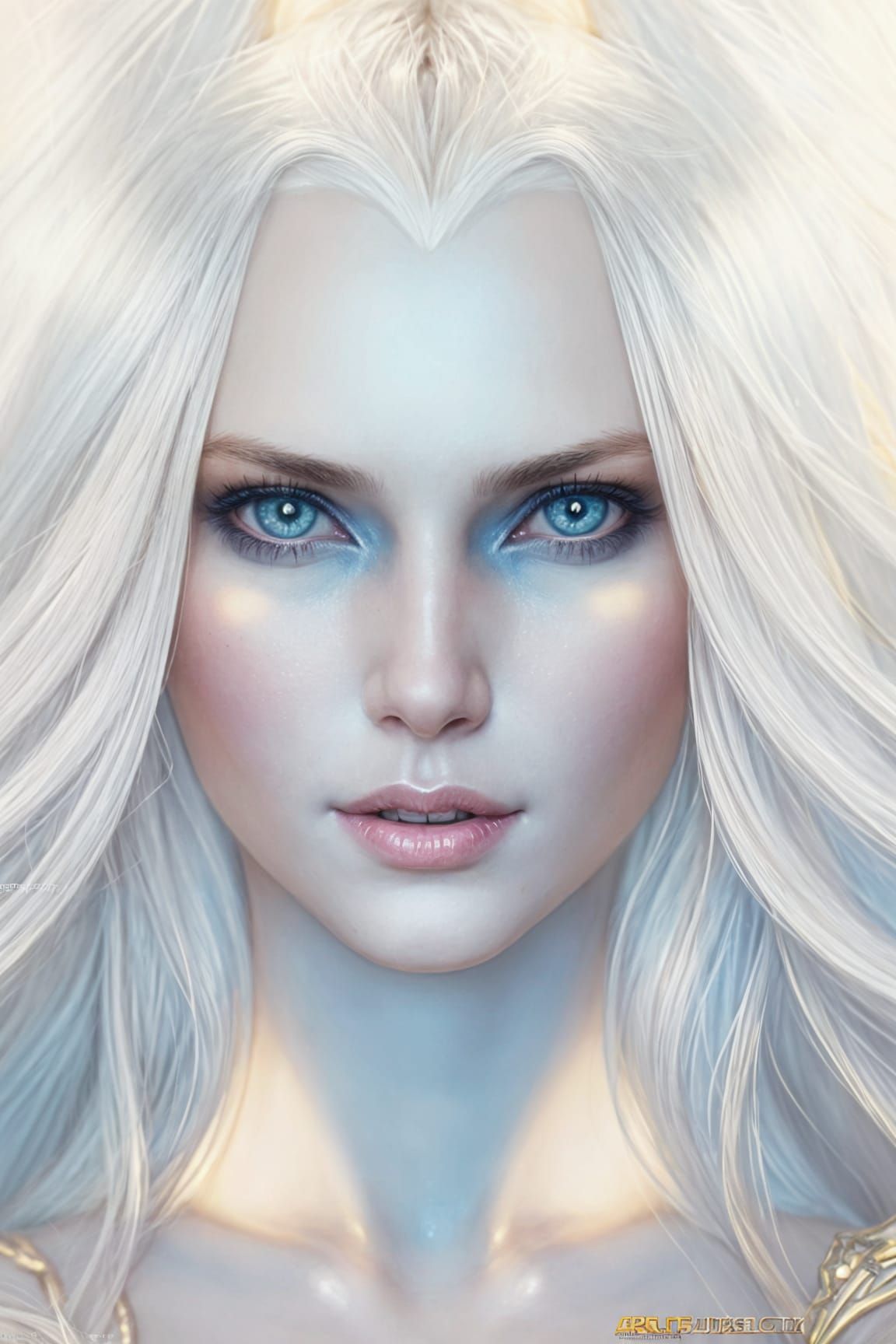 Fantasy Elf Portrait in Detailed Digital Art Style