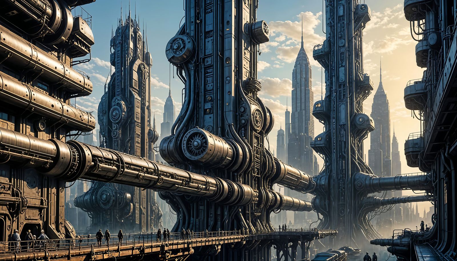 Cyberpunk Cityscape of Year 2125