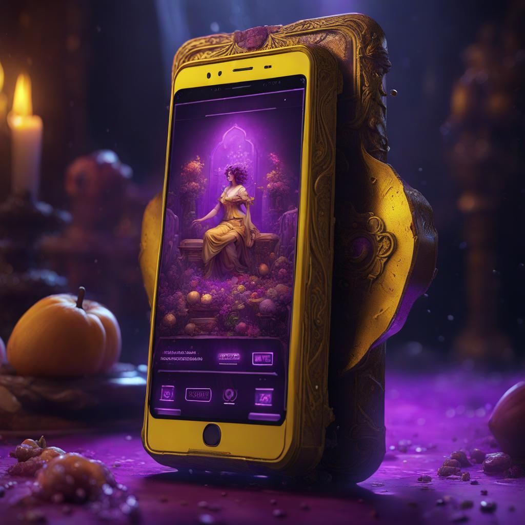 Dark Fantasy Phone Art in Unreal Engine