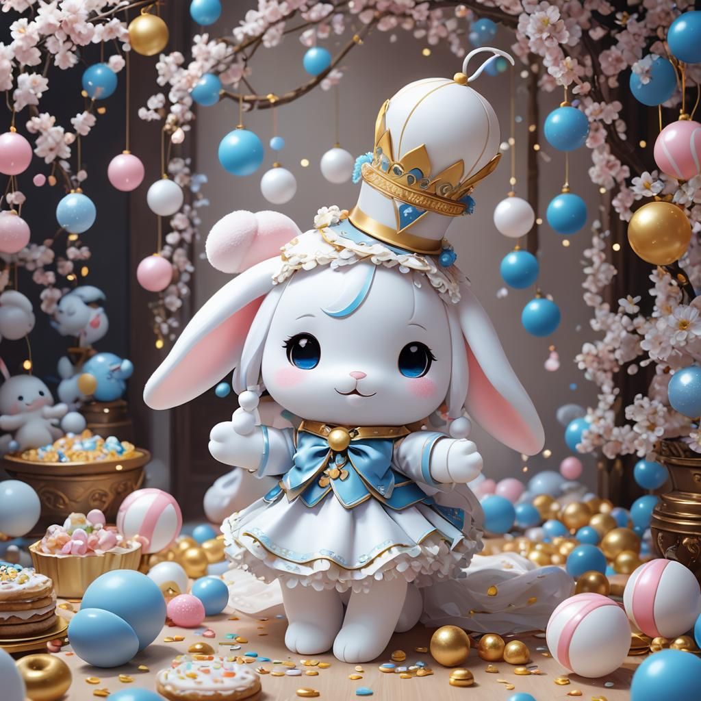 Cinnamoroll and Pom Pom Purim: 3D Anime Art