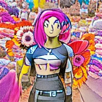 Transgender Superheroine in Marvel Comics Style