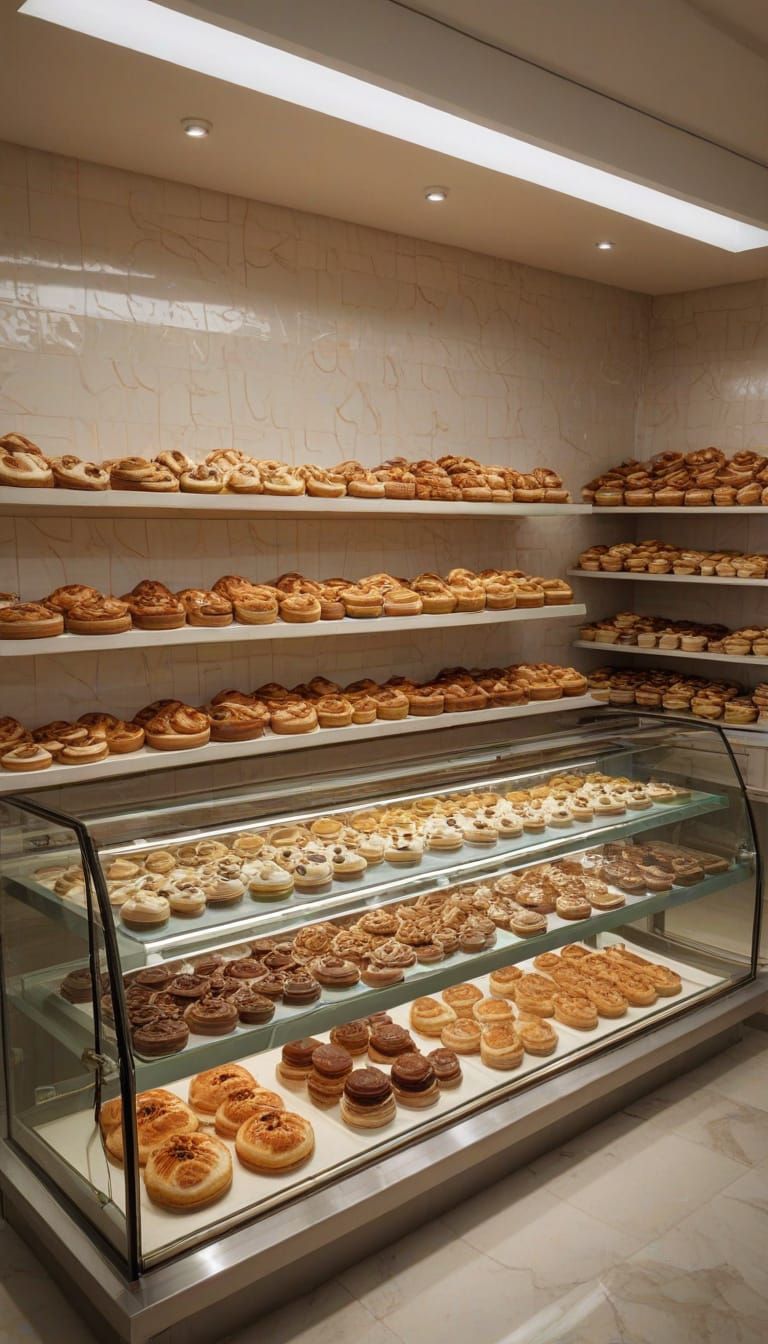 Digital Bakery Showcase of Delicious Cakes and Pastries