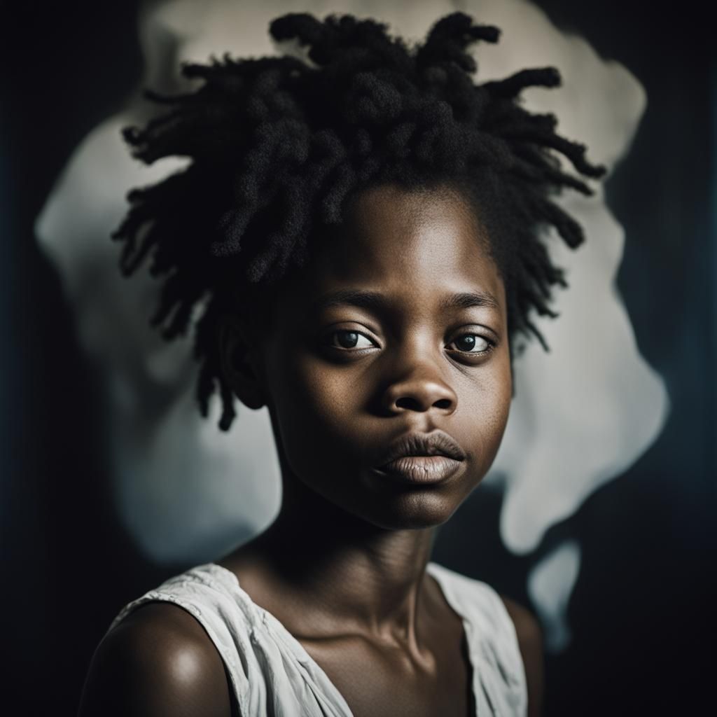 Silhouette Portrait in the Style of Kara Walker