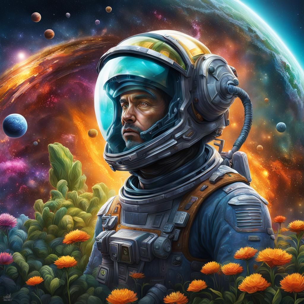 Guardians of the Galaxy in Milano, Hyperrealistic Splash Art