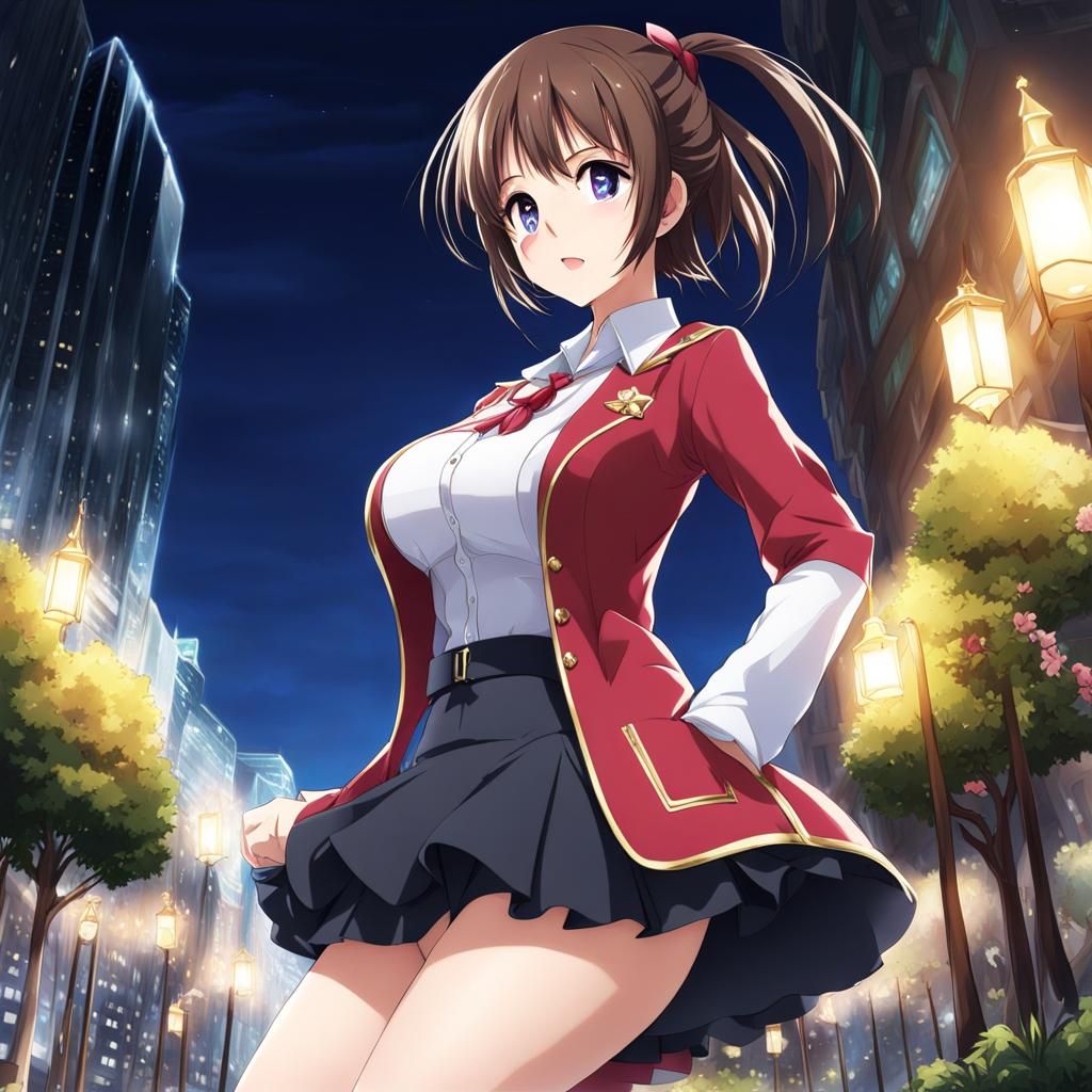 Anime Women with Exaggerated Proportions