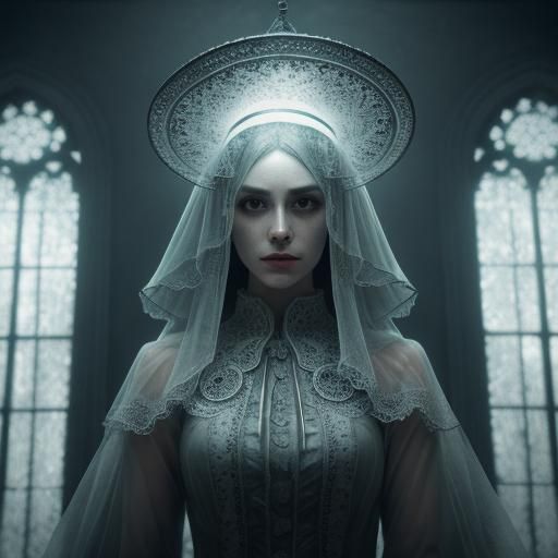 Ethereal Apparition of a Glowing Girl