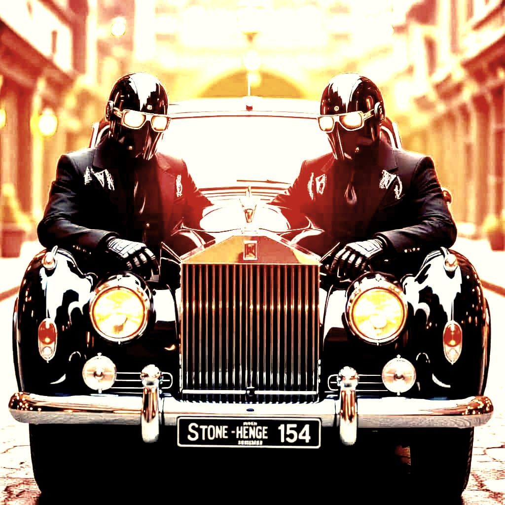 Dark Metal Robots in Rolls-Royce