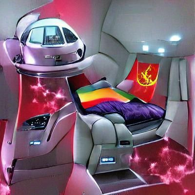 Futuristic Vision: Automated Luxury Space Utopia