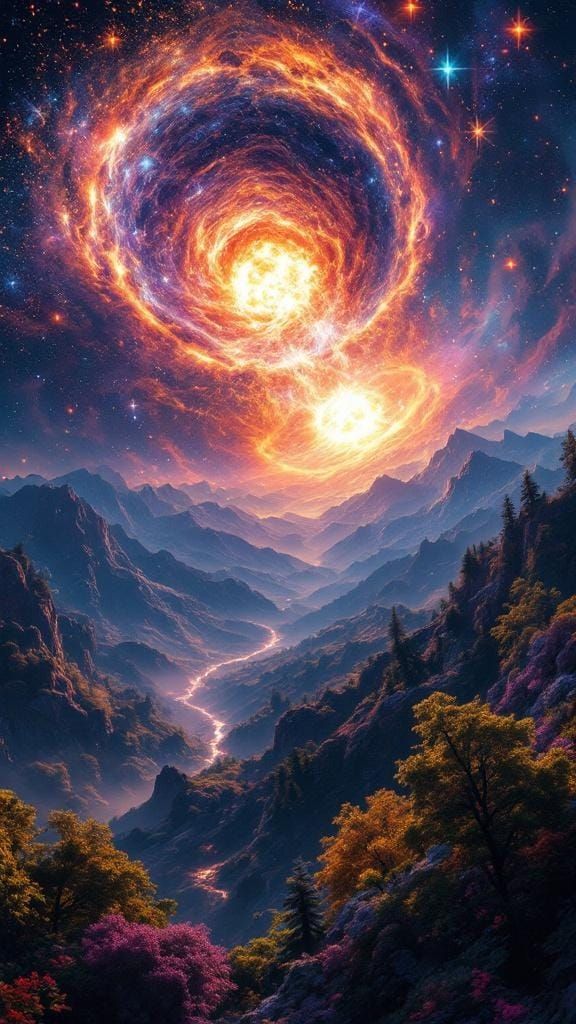 Polychromatic Supernova Showers Planet in Deep Space