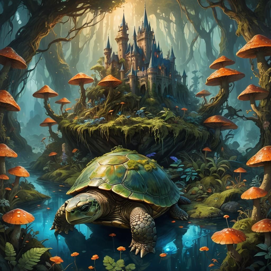 Turtle Island: A Fantasy World Concept Art