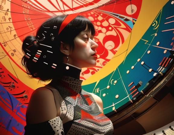 Experimental Graphic Score in Thick Rhythms