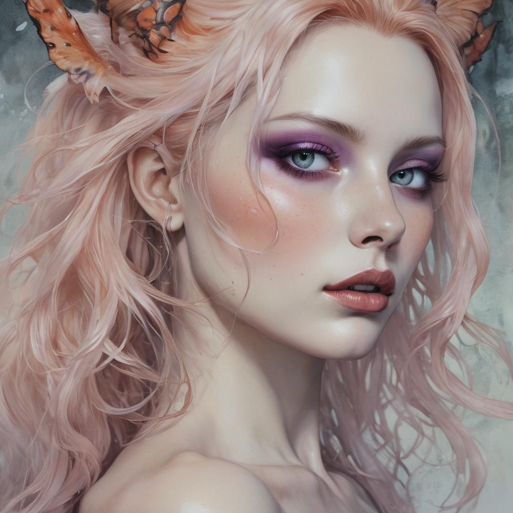 Ferocious Niflheim Banshee in Ink