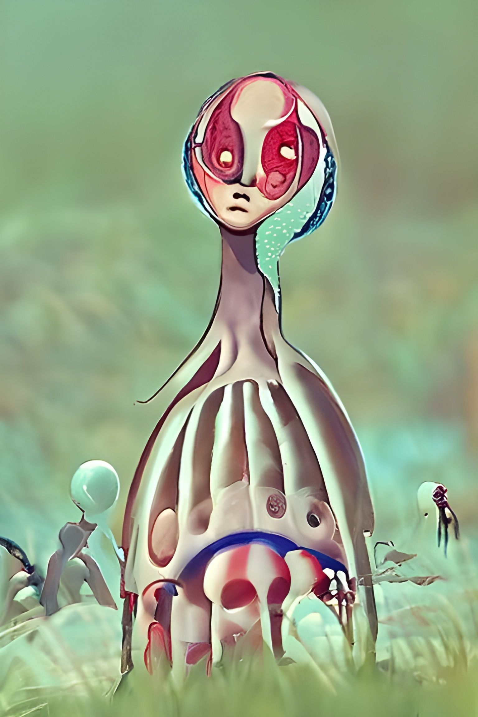 Fantastic Planet Inspired Alien Concept Art