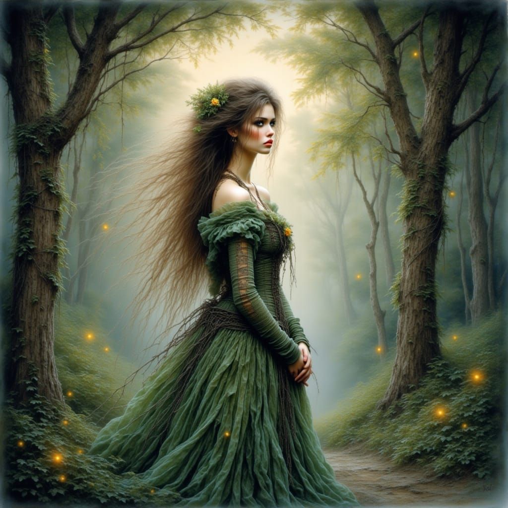 Twilight Forest Nymph in LempickaMinhwa Style