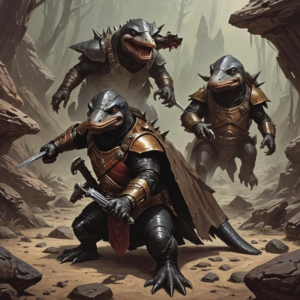 Sinister Gorn Klingon Platypus Hybrid Creature