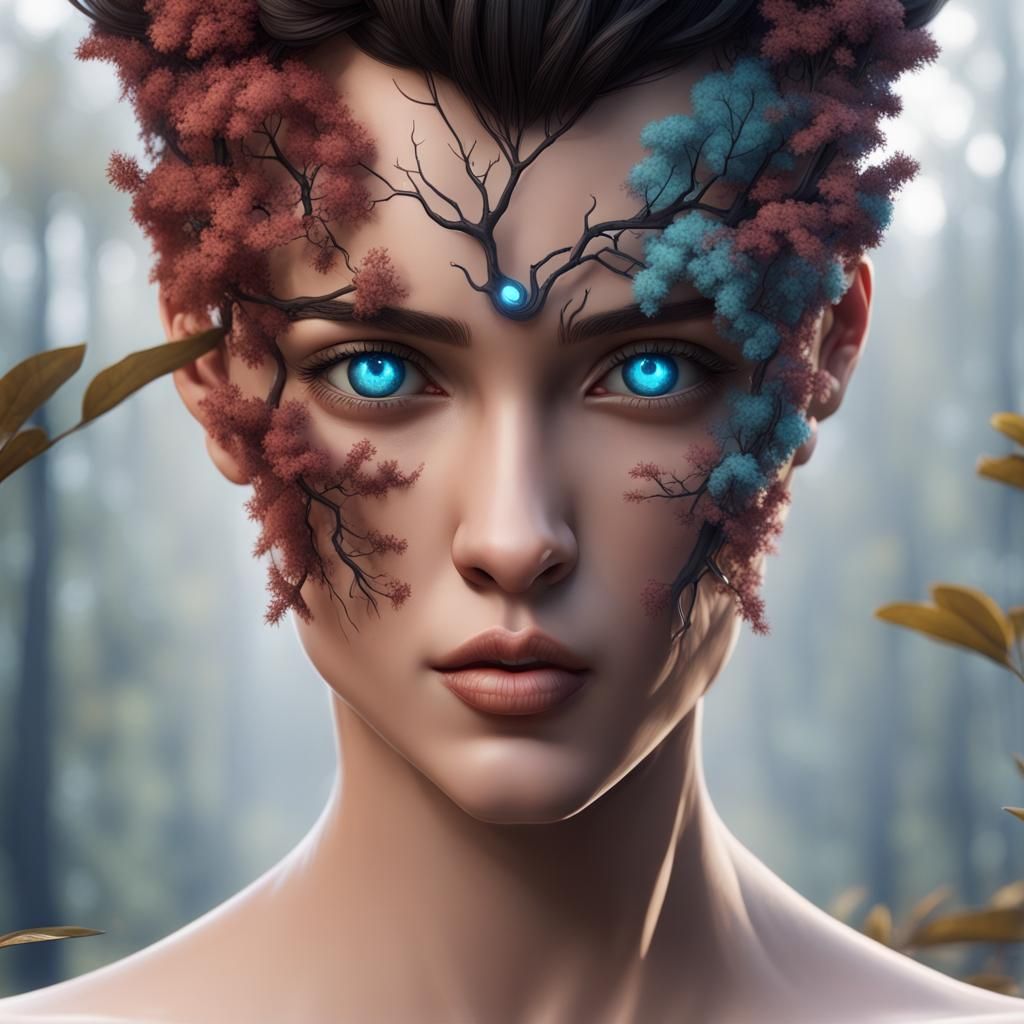 Trees with Human Eyes: Fantasy Concept Art