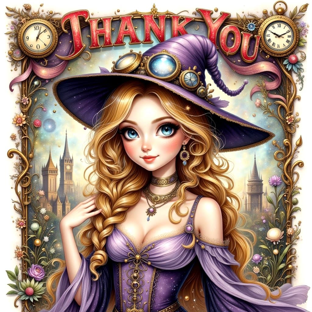 “Thank You" from  the Grateful Witch”