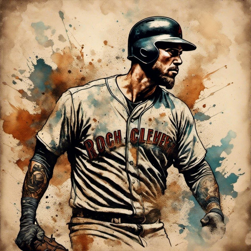 Old school ball player