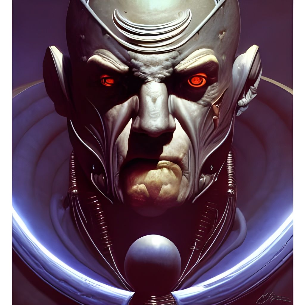 Titan Portrait in Fantasy Art Style