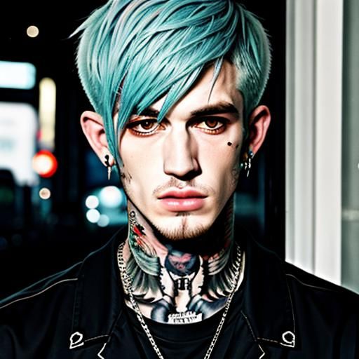 Lil Peep Portrait: Sadboy Aesthetic