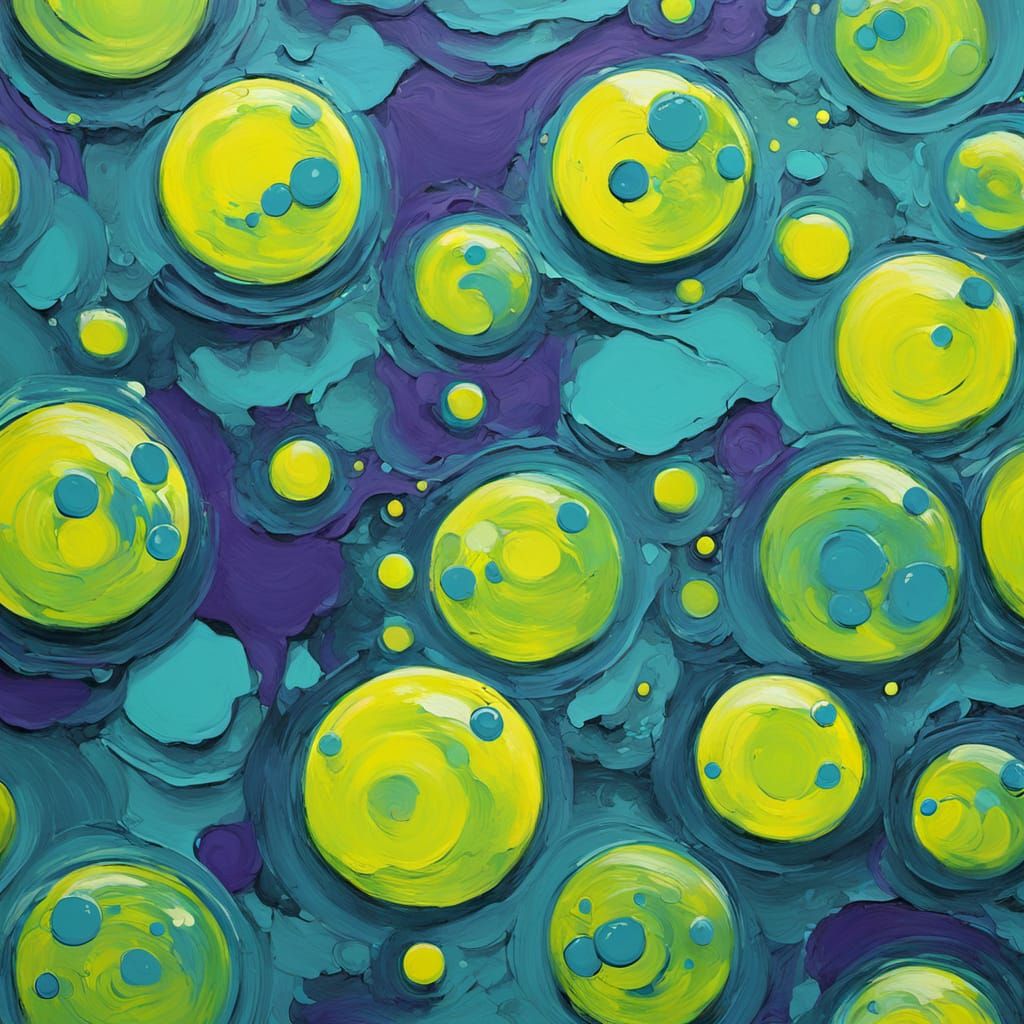 Surreal Abstract Painting of Japanese Rum Swizzle