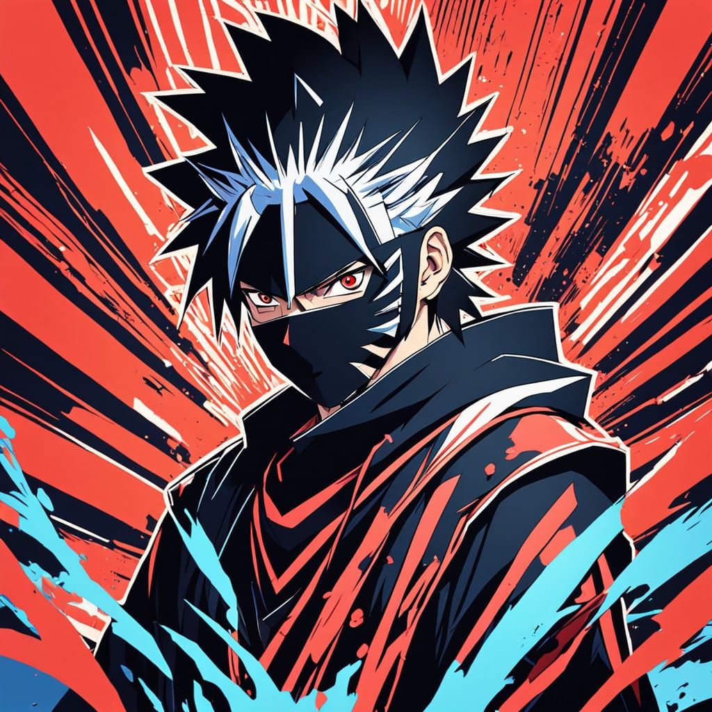 Sasuke Uchiha in Iconic Black Uchiha Attire