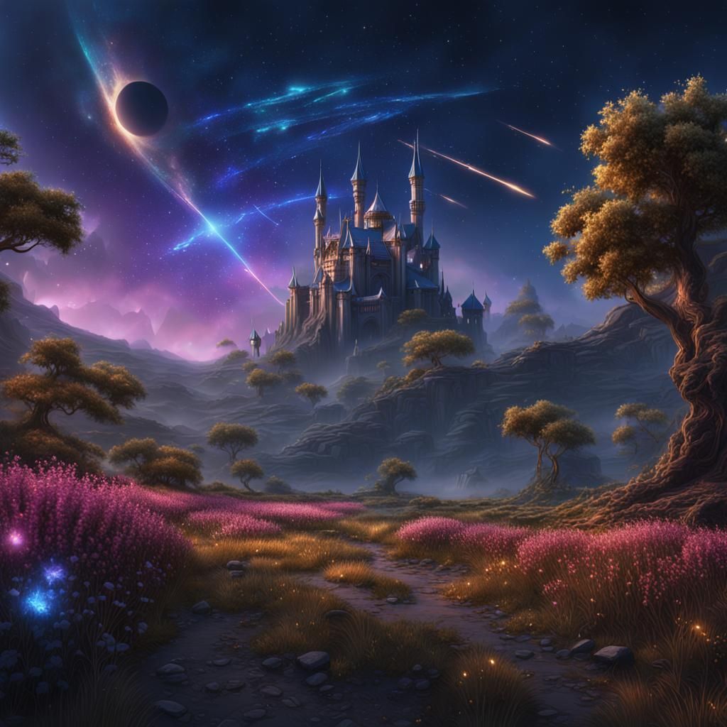 Fantastical Shooting Stars in Deep Color