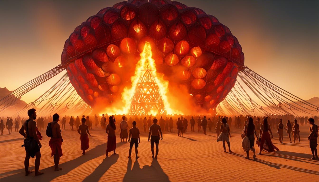 Burning Man Scene