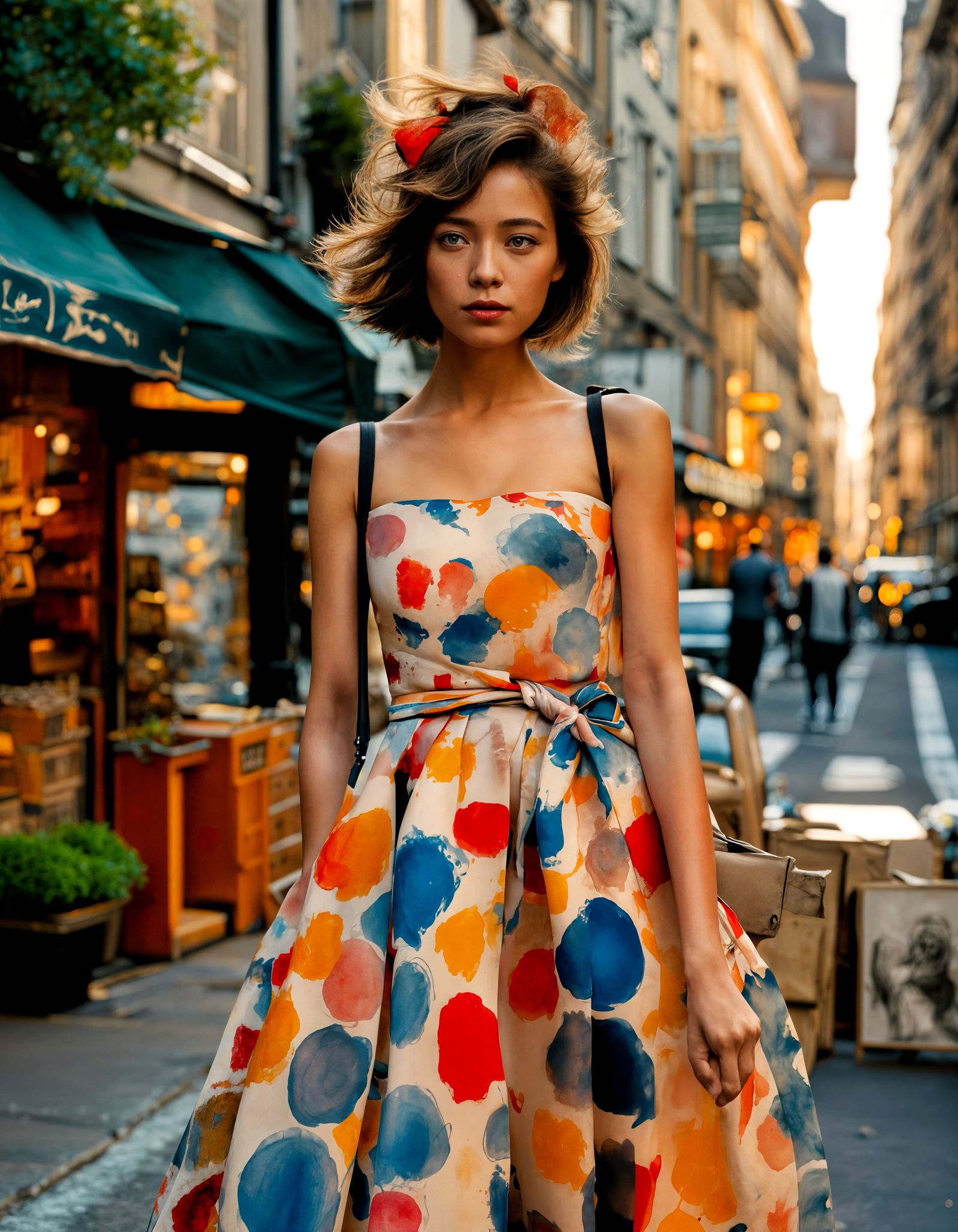 Dramatic Silhouettes in Ink Wash Style