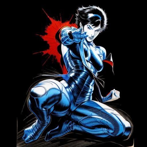 Reverse Graffiti Splash Art Pencil Sketch