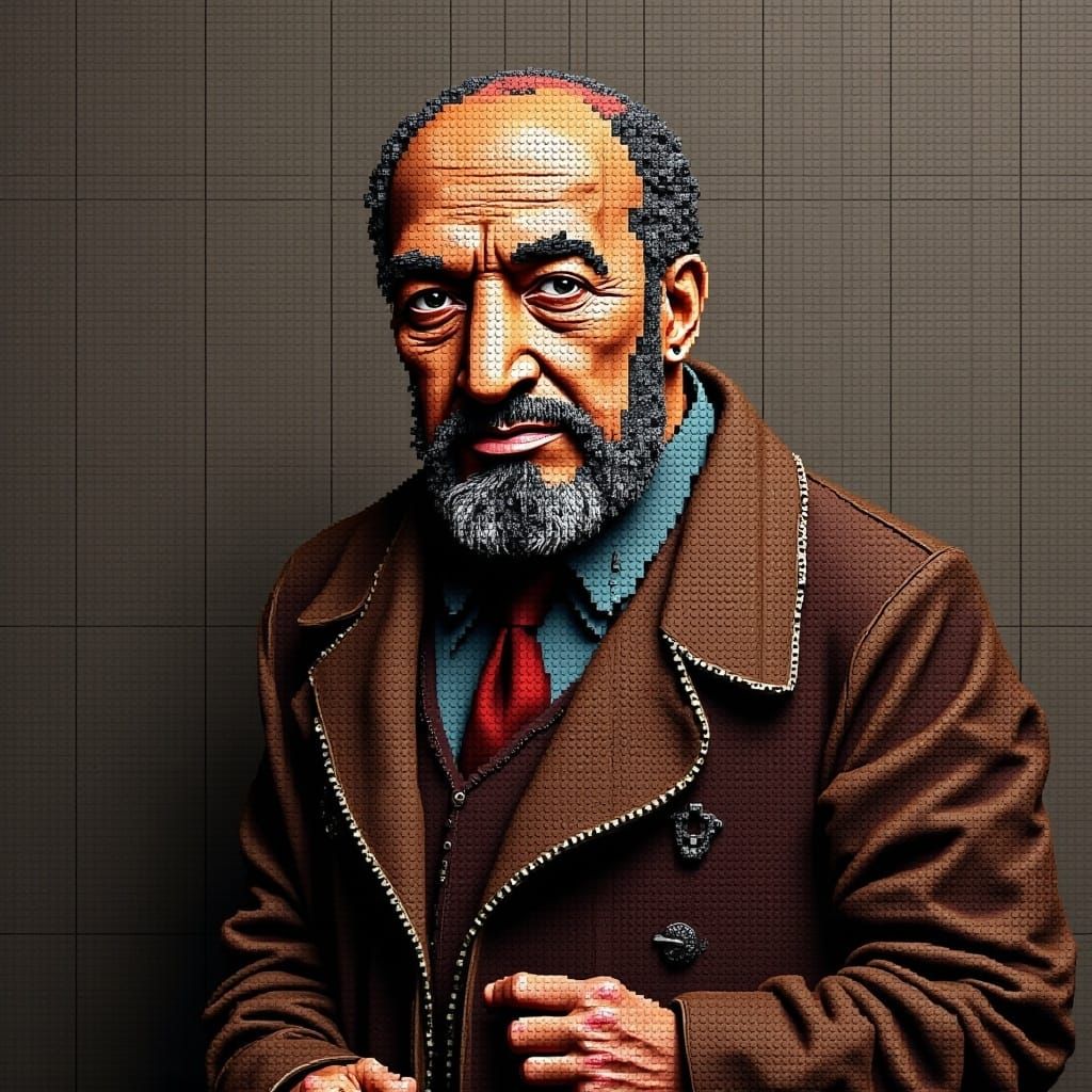 Brick Portrait of Tony Soprano