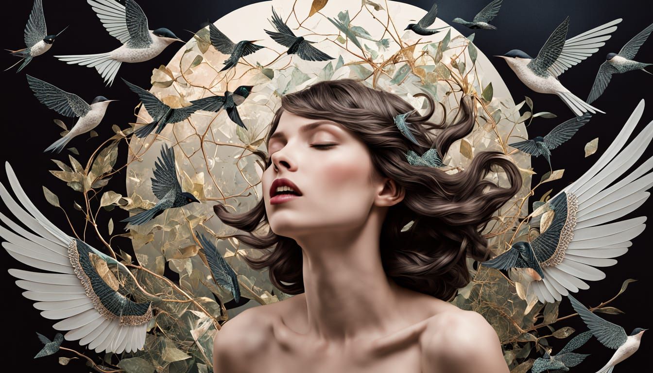 Angel of Memories in a Maze of Shattered Mirrors