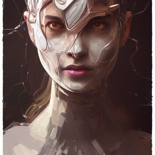 Detailed Spider Portrait Concept Art