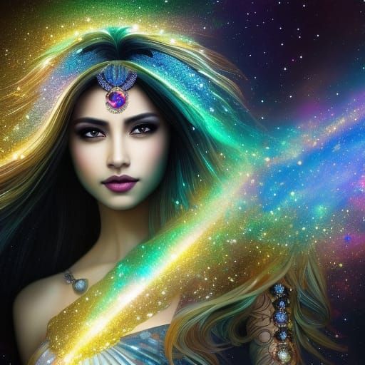 galactic glitter goddess