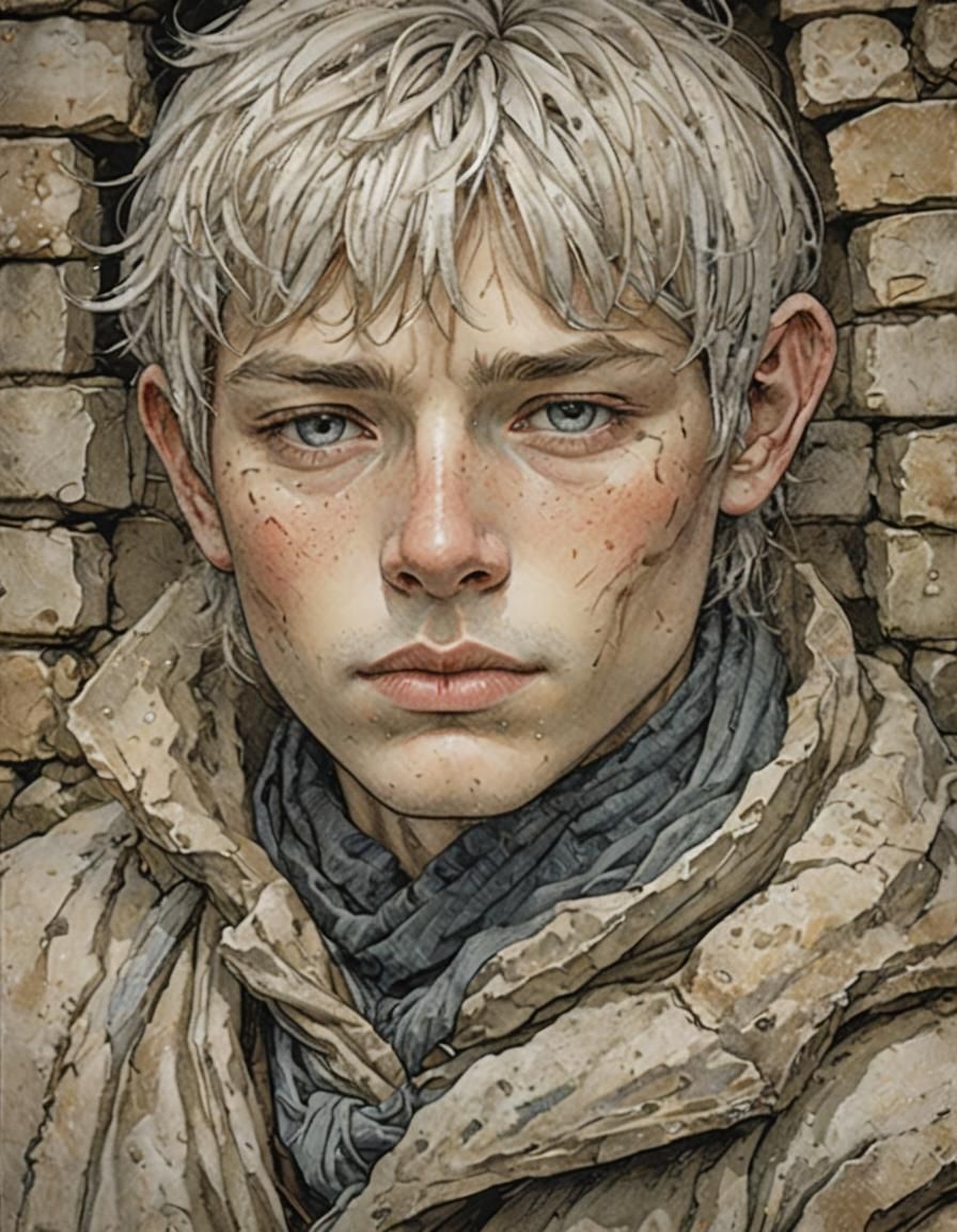 Boyish looks boza sketch.