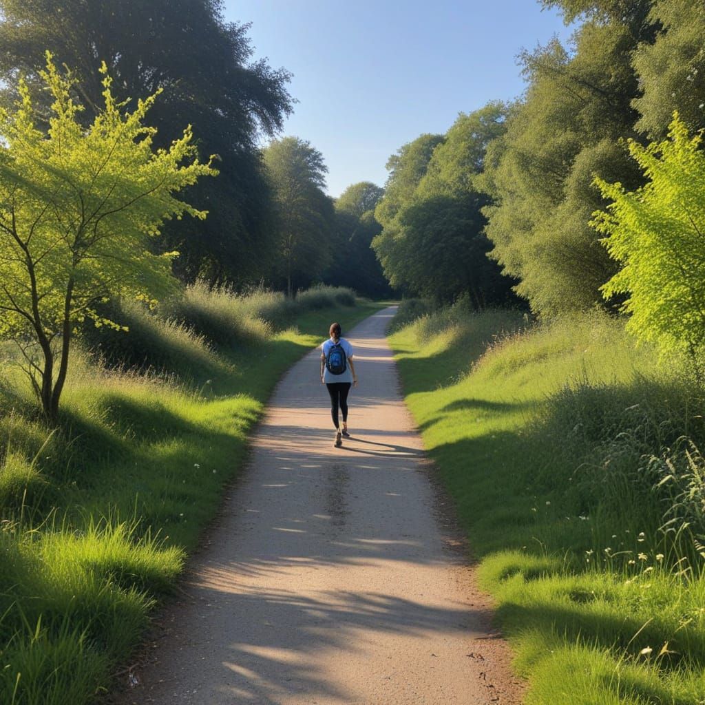 Peaceful Monday Morning Stroll