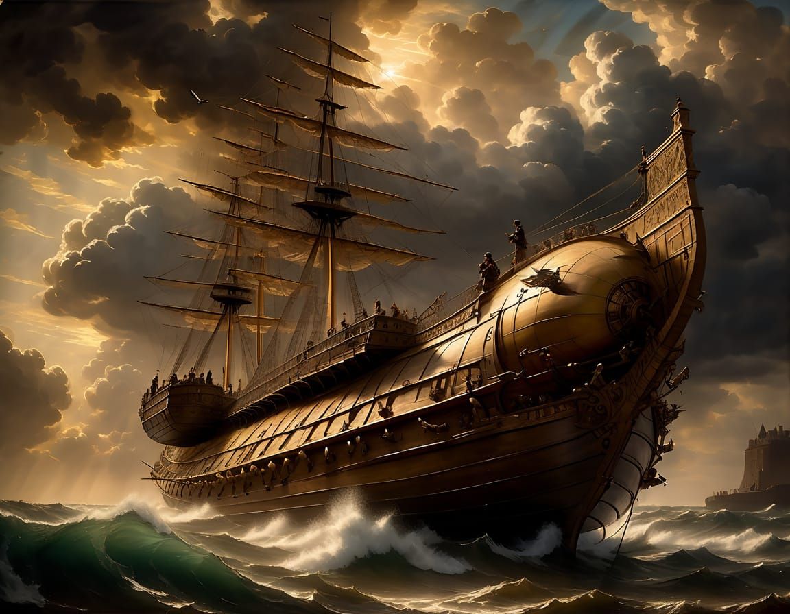Steampunk dreadnought