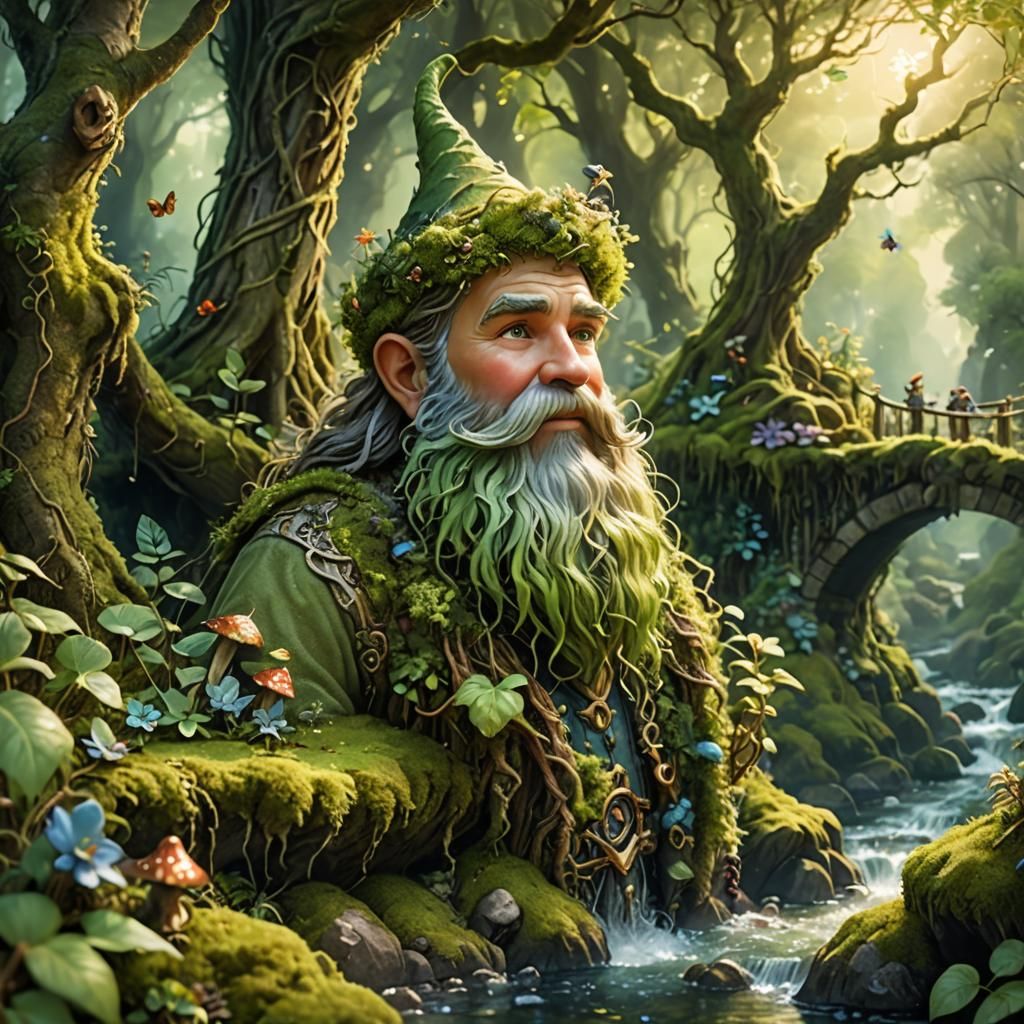 Enchanted Beard: A Forest Ecosystem in Macro