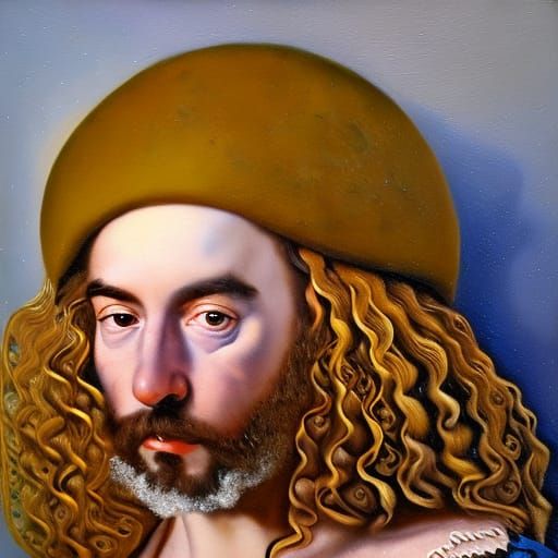 Hyperrealistic Color Portrait in Oil