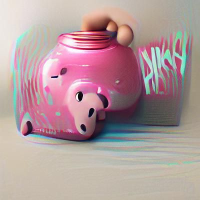 Classic Pink Piggy Bank for Kids